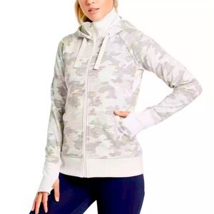 Athleta Triumph Hoodie Small Camo Print
